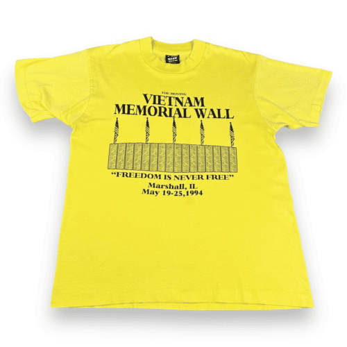 Vintage 90s Moving Vietnam Memorial Wall T-Shirt MEDIUM