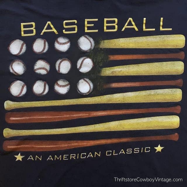 Vintage 90s Baseball An American Classic T-Shirt MEDIUM 3