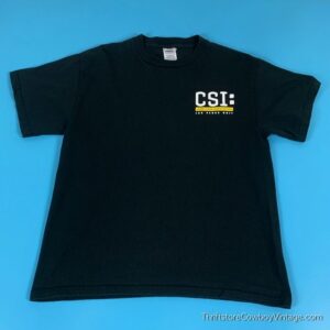 Y2K CSI Crime Scene Investigation Las Vegas T-Shirt MEDIUM 2