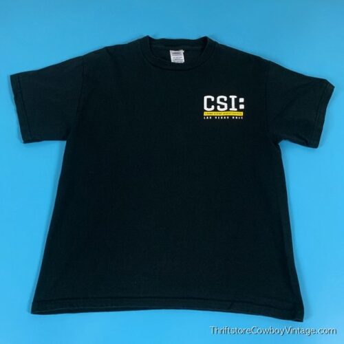 Y2K CSI Crime Scene Investigation Las Vegas T-Shirt MEDIUM