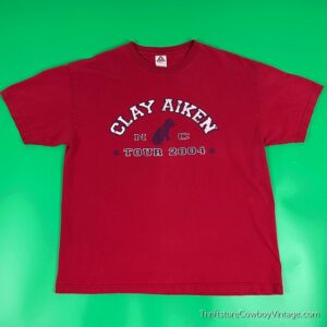 2004 Clay Aiken Concert T-Shirt XL