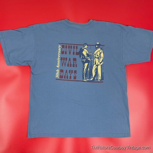 2000s Civil War Days T-Shirt Billie Creek Village Indiana XL