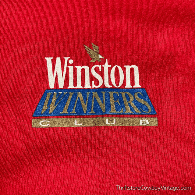 Vintage Deadstock 1994 Winston Cigarettes Winners Club T-Shirt XXL 5
