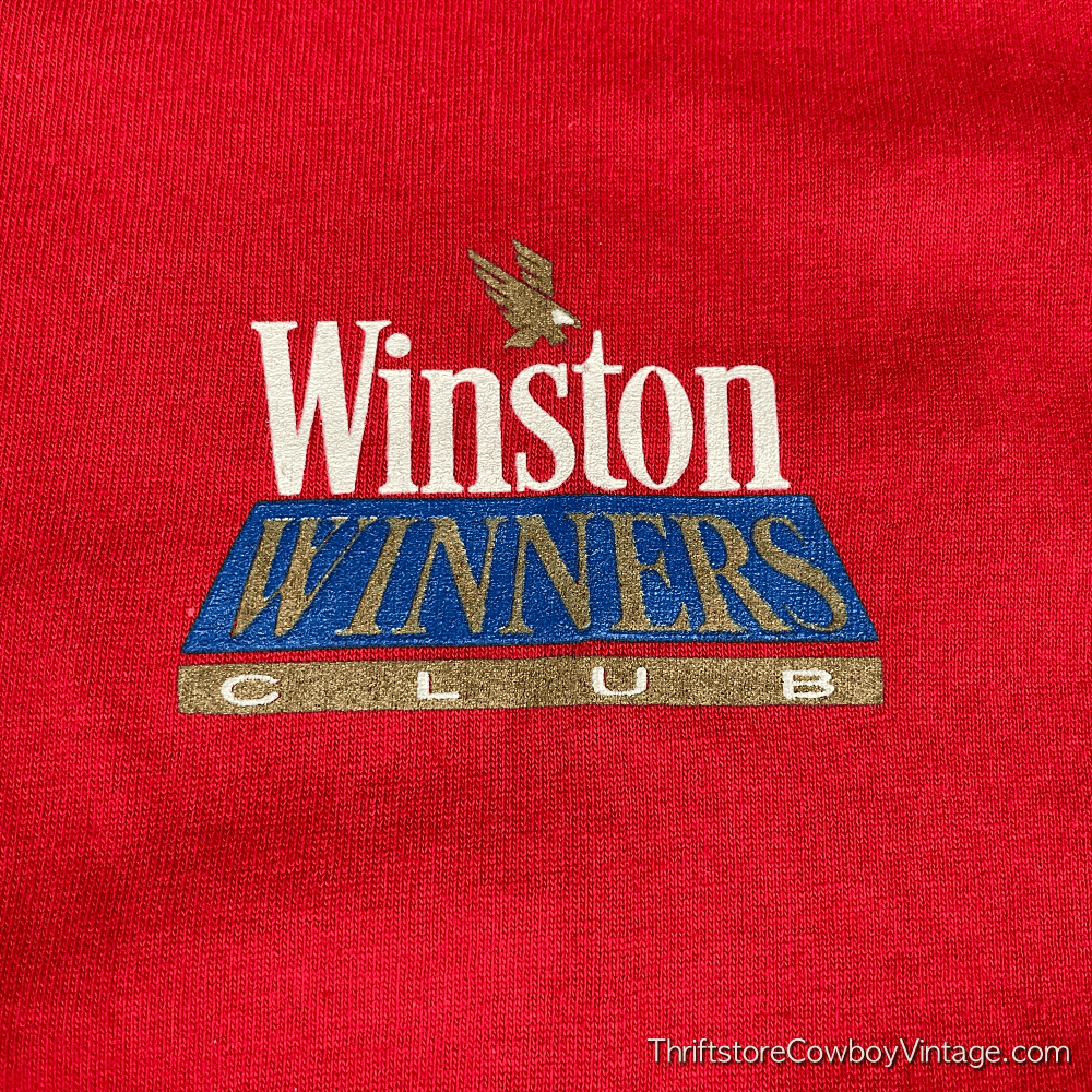 Vintage Deadstock 1994 Winston Cigarettes Winners Club T-Shirt XXL