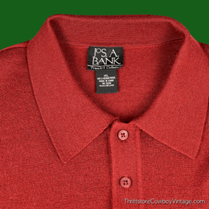 JoS A Bank Merino Wool Polo Shirt Travelers Collection XL 2