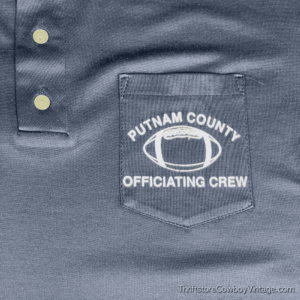 Vintage 80s Putnam County Football Polo Shirt M 2