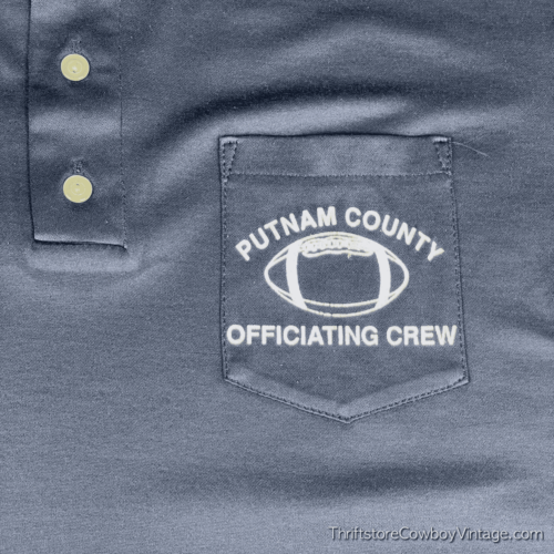 Vintage 80s Putnam County Football Polo Shirt M 2