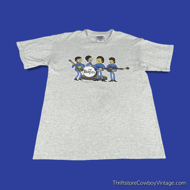 Vintage 90s the Beatles T-Shirt 1997 MEDIUM 3