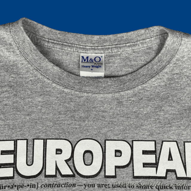 Y2K Jeff Foxworthy “European” T-Shirt LARGE 5