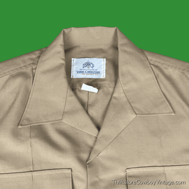 Valor Collection Chevron Military Shirt 16 LARGE 4