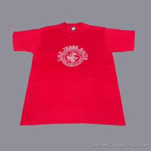 Vintage 80s Terre Haute Department of Justice Prisons T-Shirt MEDIUM