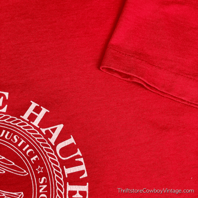 Vintage 80s Terre Haute Department of Justice Prisons T-Shirt MEDIUM 6