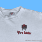 Vintage 90s Fire Water 100 Proof T-Shirt MEDIUM