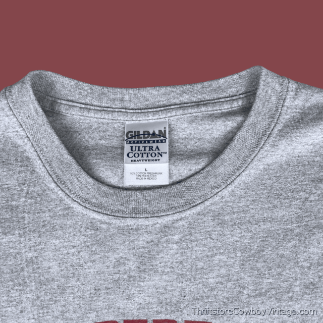 Vintage 90s Property Of Harvard Crimson Athletics T-Shirt LARGE 5