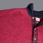 Vintage 80s Saville Row Wool Mock Neck Sweater LARGE