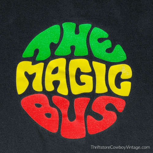 Vintage Y2K The Magic Bus Head Shop T-Shirt MEDIUM