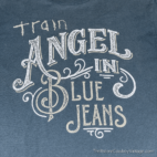 Train “Angel in Blue Jeans” 2014 Band T-Shirt MEDIUM
