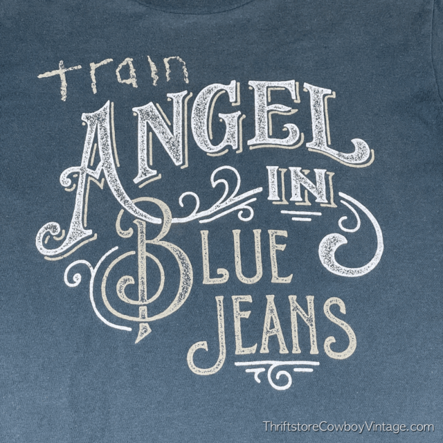 Train “Angel in Blue Jeans” 2014 Band T-Shirt MEDIUM 4