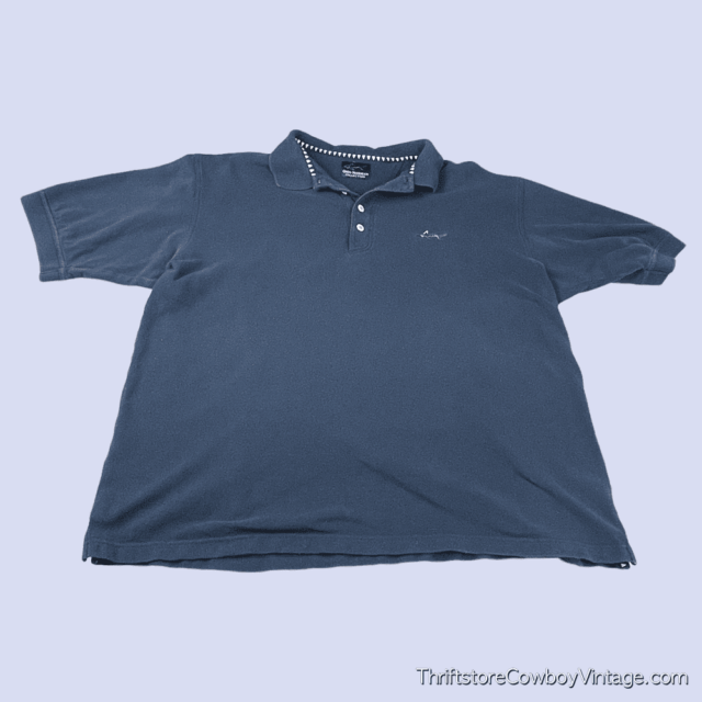 Y2K Greg Norman Collection Shark Golf Polo Shirt XL 3