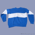 Vintage 80s Chicago Illinois Color Block Sweatshirt MEDIUM
