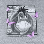 Y2K Eeyore “Surround Yourself With Friends” Disney Store T-Shirt MEDIUM