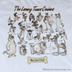 Vintage 90s Looney Tunes Canines T-Shirt LARGE