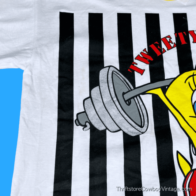 Vintage 90s Deadstock “Tweety’s Gym” T-Shirt XL 7