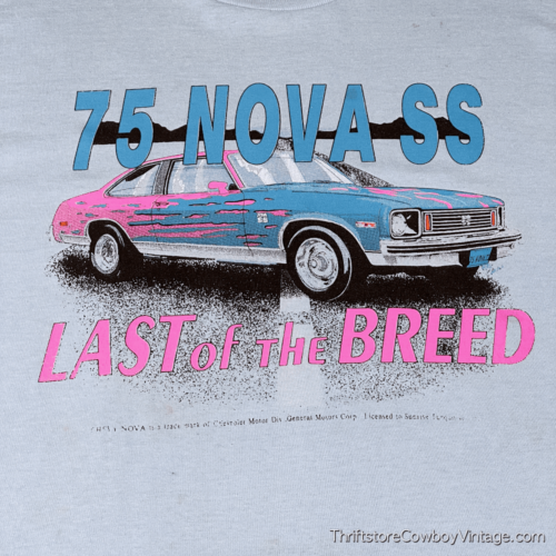 Vintage 90s 75 Chevy Nova SS T-Shirt 2XL 2