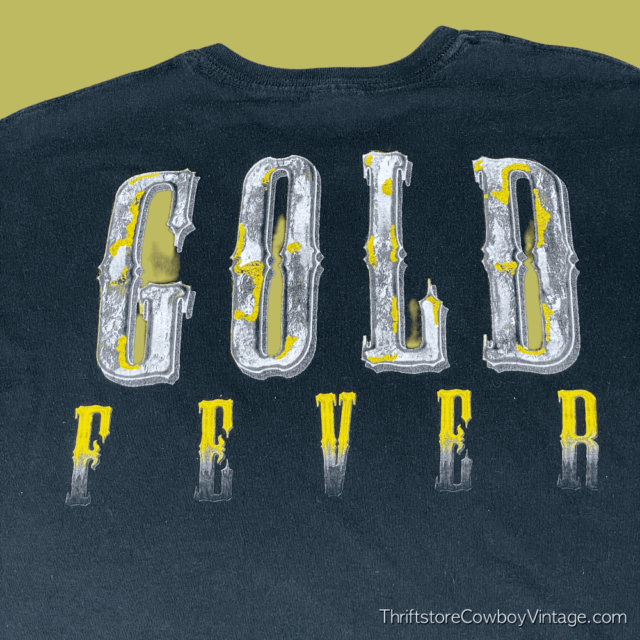 Y2K Gold Fever Television Series T-Shirt LARGE 6