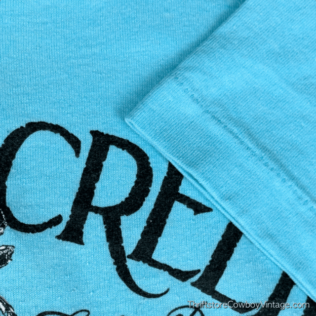 Vintage 80s Fightin’ Creek Trading Post T-Shirt MEDIUM 6