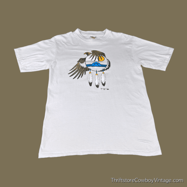Vintage 80s Eagle Mountain Dreamcatcher T-Shirt MEDIUM 3