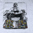 Vintage 90s So many Lures So Little Time Fishing T-Shirt XL
