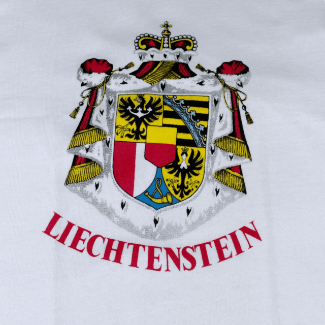 Vintage 80s Liechtenstein Women’s Ringer T-Shirt SMALL 4