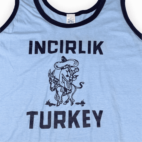 Vintage 70s Incirlik Turkey Tank Top Basketball Shirt MEDIUM