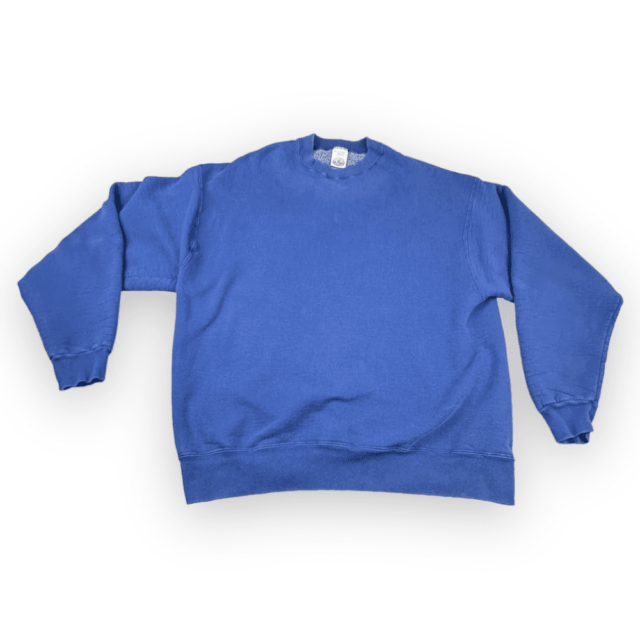 Y2K Munsingwear Navy Blue Crewneck Sweatshirt LARGE 3