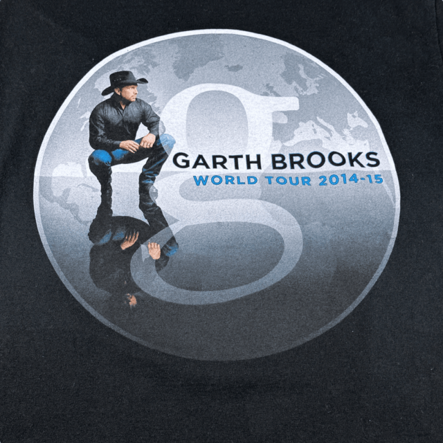 Garth Brooks World Tour 2014-15 Concert T-Shirt SMALL 5