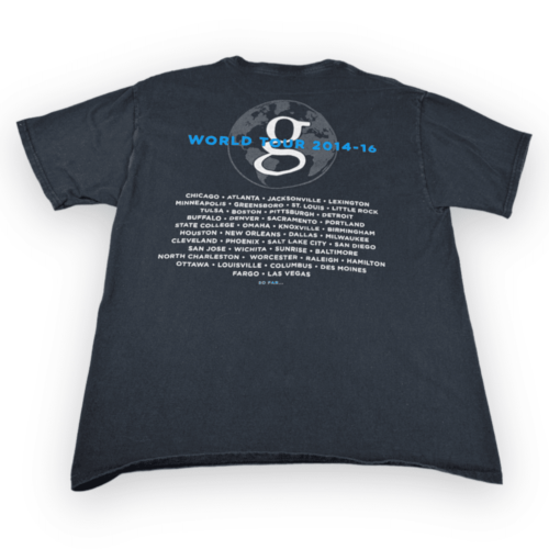 Garth Brooks World Tour 2014-15 Concert T-Shirt MEDIUM/LARGE