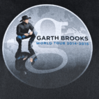 Garth Brooks World Tour 2014-15 Concert T-Shirt MEDIUM/LARGE