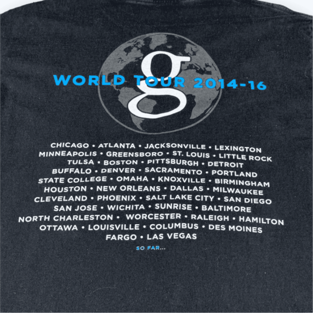 Garth Brooks World Tour 2014-15 Concert T-Shirt MEDIUM/LARGE 6