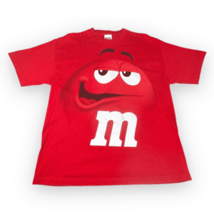Y2K Red M&M Candy Character T-Shirt XL