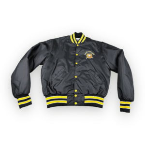 Vintage 80s Lady Trojans Covington Softball Satin Snap Jacket LARGE