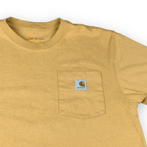 Carhartt Mustard Yellow Pocket T-Shirt MEDIUM/LARGE 2