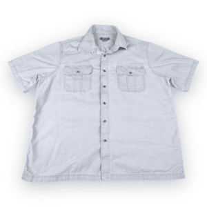 Vintage 80s Puritan Gray Button Down Shirt XL