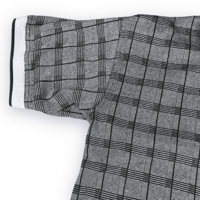 Y2K Greg Norman Collection Earth Tone Geometric Polo Shirt XL 6