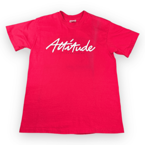 Vintage 90s Attitude is Everything T-Shirt MEDIUM