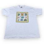 Vintage 90s Kendrich & Standton Carriage House Flower Garden Seeds T-Shirt XXL