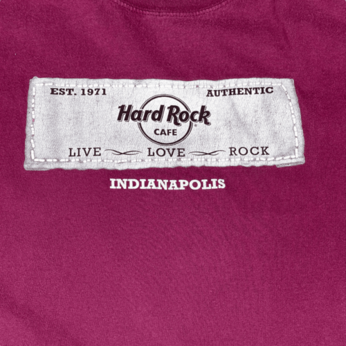 Vintage 90s Hard Rock Cafe Indianapolis Indiana T-Shirt XL