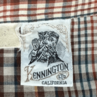 Vintage 70s Kennington of California Plaid Shirt LARGE