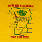Vintage 2002 Country Roads To Magnificent Mile Bike Ride T-Shirt XL