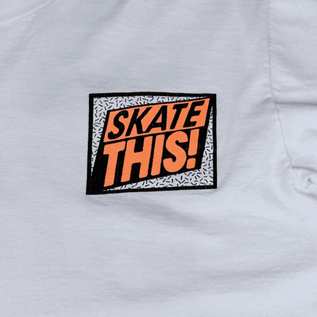 Vintage 80s Hey You! Skate This! T-Shirt MEDIUM 5